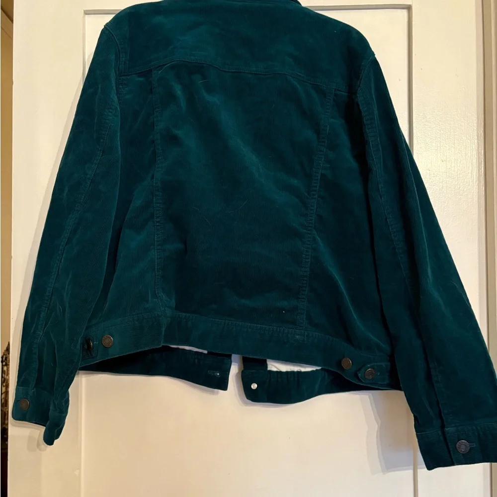 Talbots Deep Teal Corduroy Jacket - Picture 5 of 5